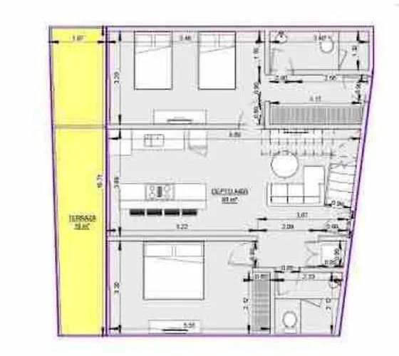 1 Block To The 2br 6pax Rooftop Pool King Bed