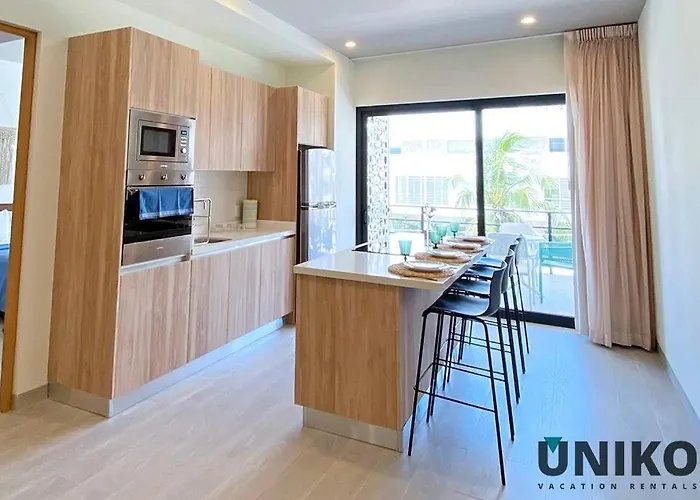 1 Block To The 2br 6pax Rooftop Pool King Bed Apartment Playa del Carmen