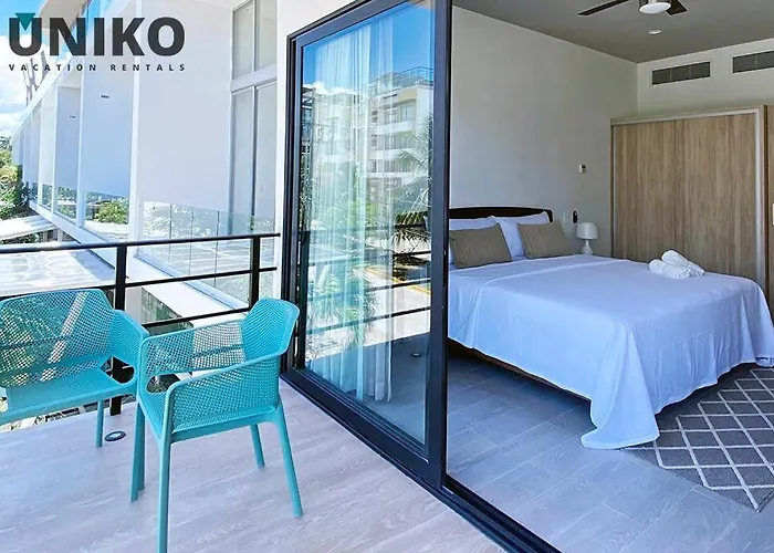 Apartment 1 Block To The 2br 6pax Rooftop Pool King Bed Playa del Carmen